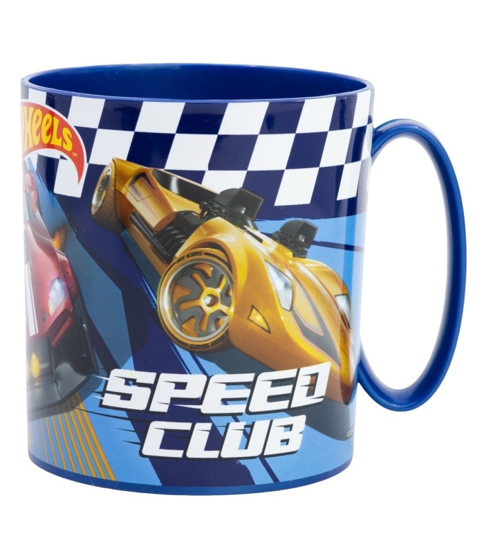 Caneca Micro 390 ML Hotwheels Blue Fire