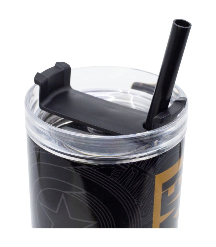 Caneca Cool Termo XL Inox 920 ml Marvel Golden Treasure