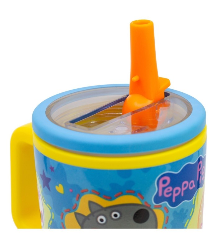 Caneca Cool Easy de Dupla Parede com Bico 640 ml Peppa Pig