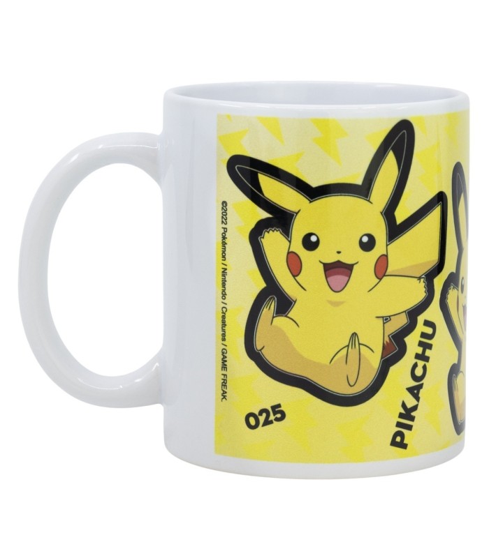 Caneca Cerâmica 325 ml Pokémon Pikachu em Caixa