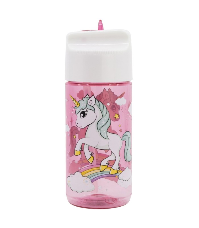 GARRAFA ECOZEN HIDRO PEQUENA 430 ML UNICÓRNIO ARCO-ÍRIS