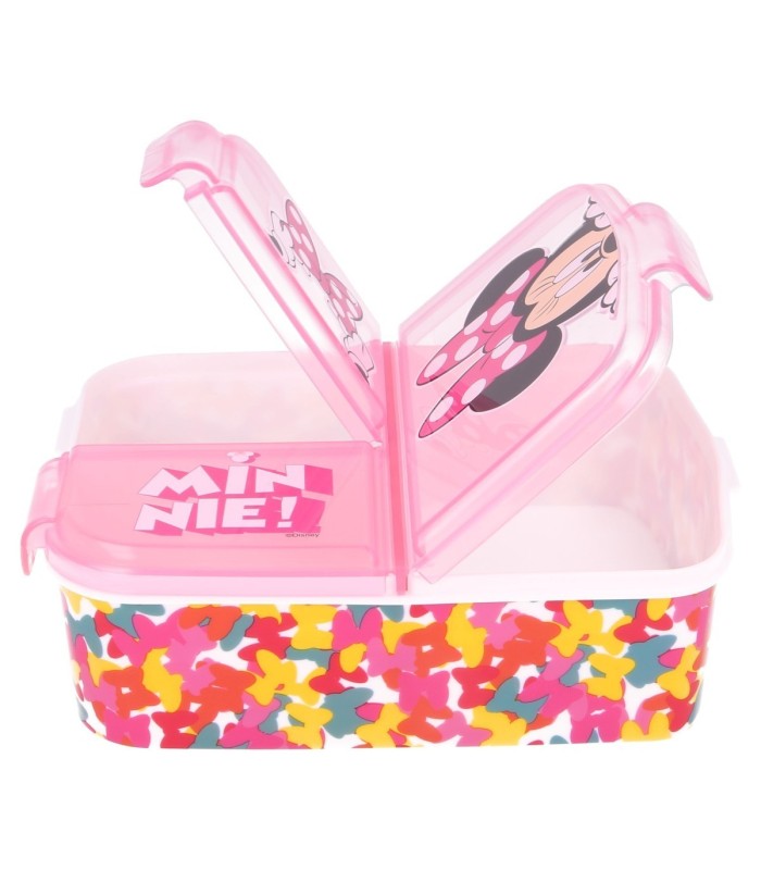Minnie Mouse – Fiambrera Múltipla com Compartimentos