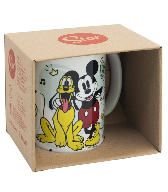 Caneca Cerâmica 325 ml Mickey e Pluto – Clássicos Disney