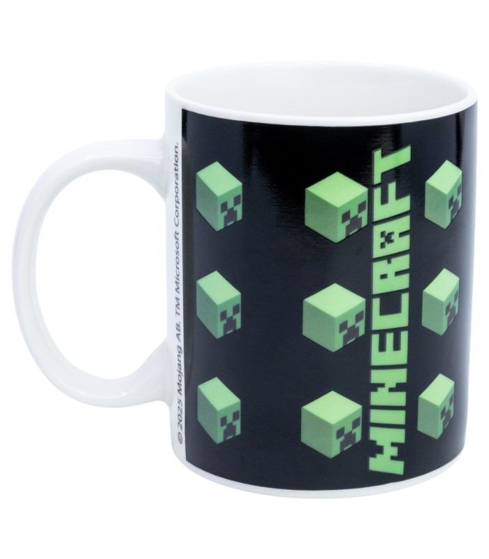 Caneca Cerâmica 325 ml Mudança de Cor Minecraft