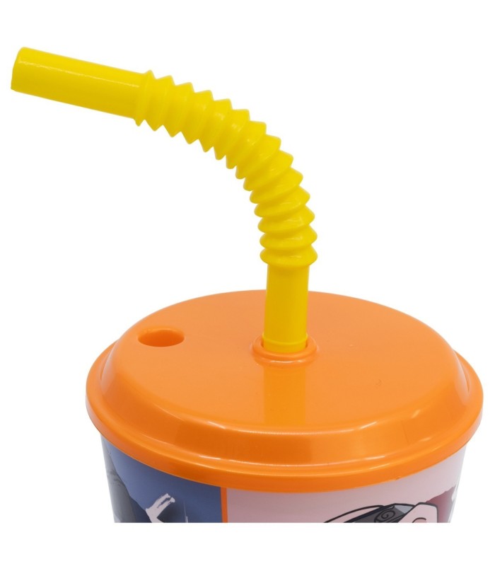 Copo Naruto Easy 430 ml com tampa e palhinha