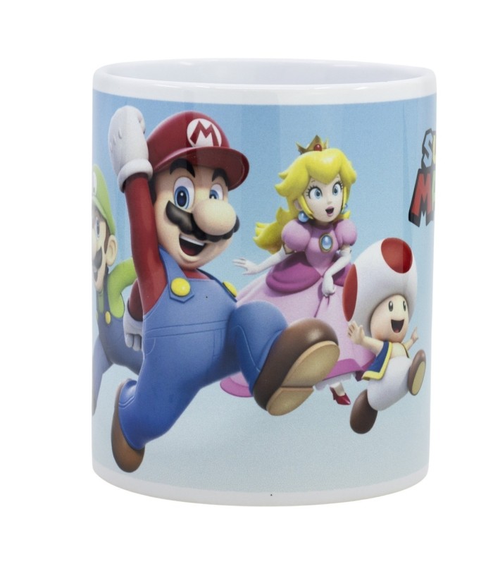 Caneca Cerâmica Super Mario 325 ml em Caixa