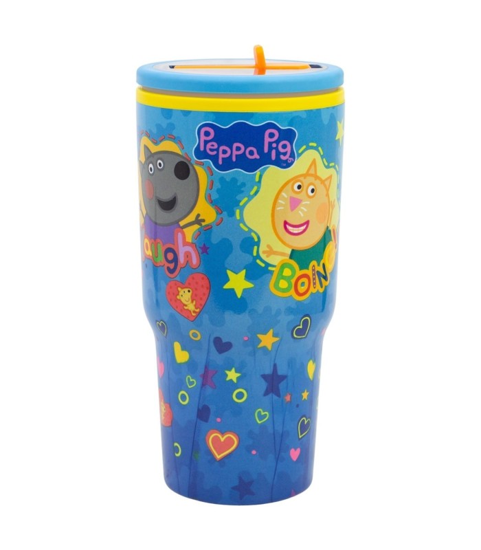 Caneca Cool Easy de Dupla Parede com Bico 640 ml Peppa Pig