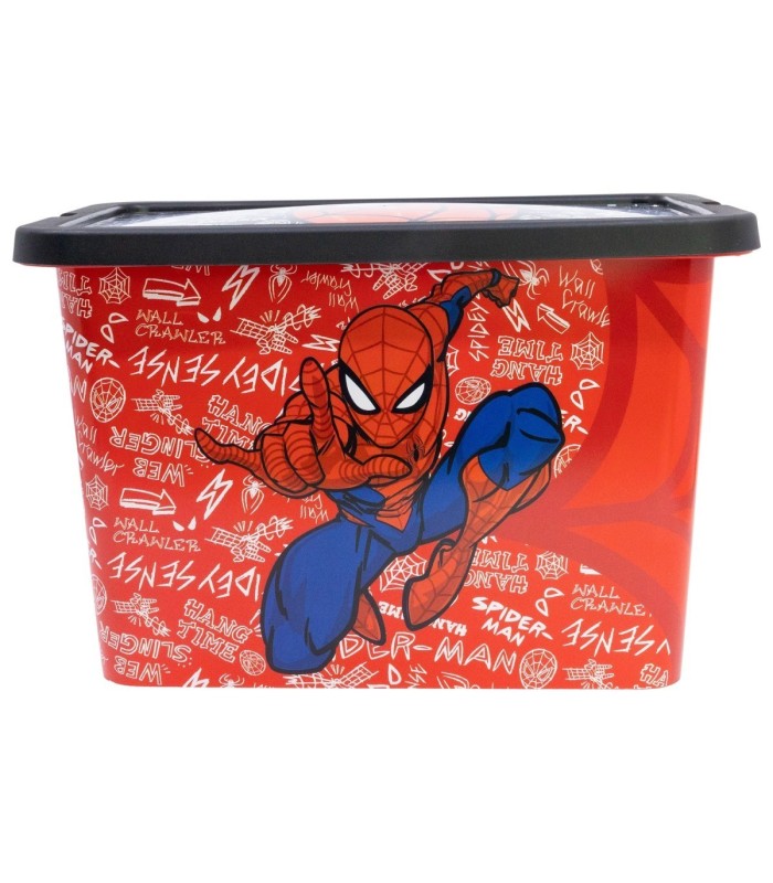 CAIXA CLICK 7 L SPIDERMAN URBAN WEB