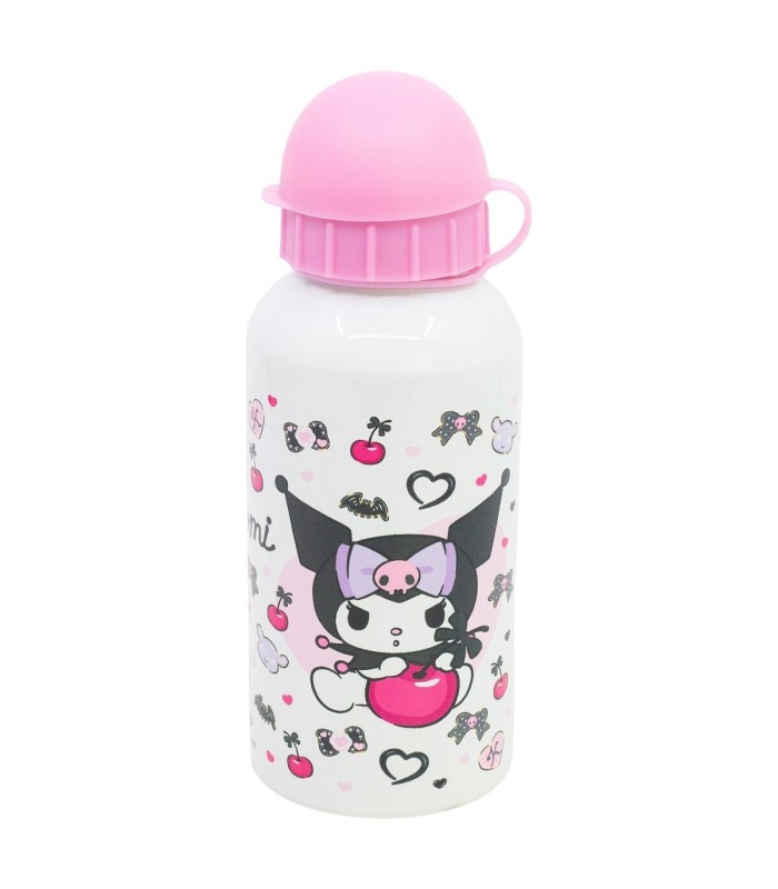 Garrafa de Alumínio Kuromi 400 ml para Crianças