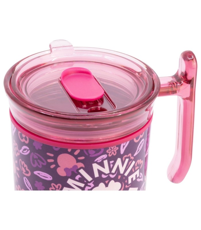 Caneca Harmony Dupla Parede com Tampa 470 ml Minnie Mouse