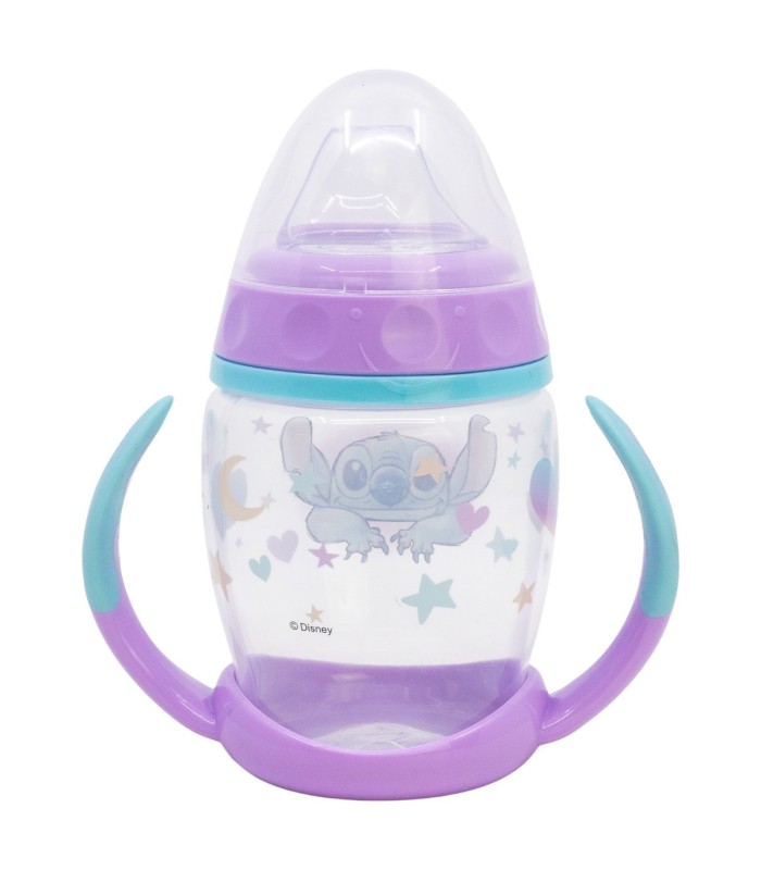 Caneca de Aprendizagem Stitch 270 ml com Boquilha de Silicone