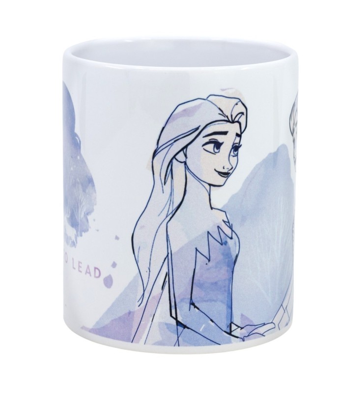 Caneca Cerâmica Frozen II 325 ml em Caixa Design 1