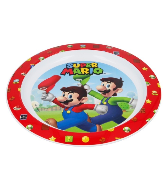 Prato Micro Super Mario – Infantil Reutilizável