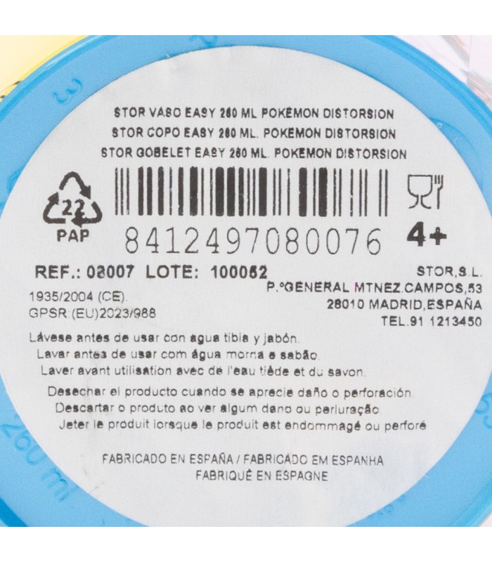 COPO EASY PEQUENO 260 ML POKEMON