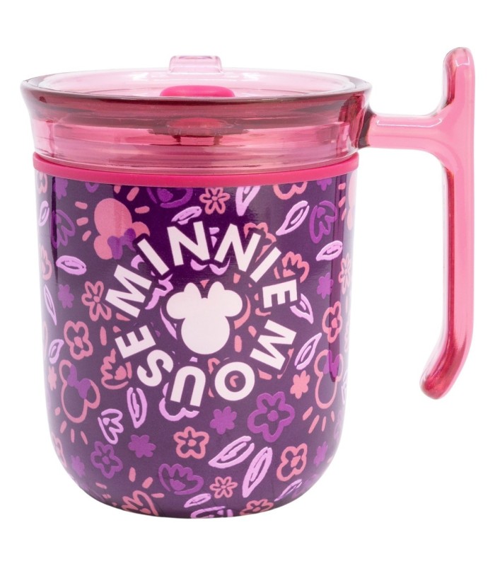 Caneca Harmony Dupla Parede com Tampa 470 ml Minnie Mouse