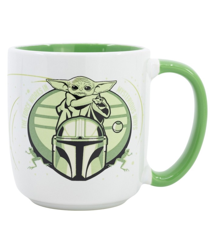 Caneca Cerâmica Elite 380 ml The Mandalorian em Caixa de Presente