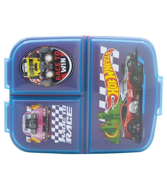 Fiambrera Múltipla Hot Wheels Blue Fire
