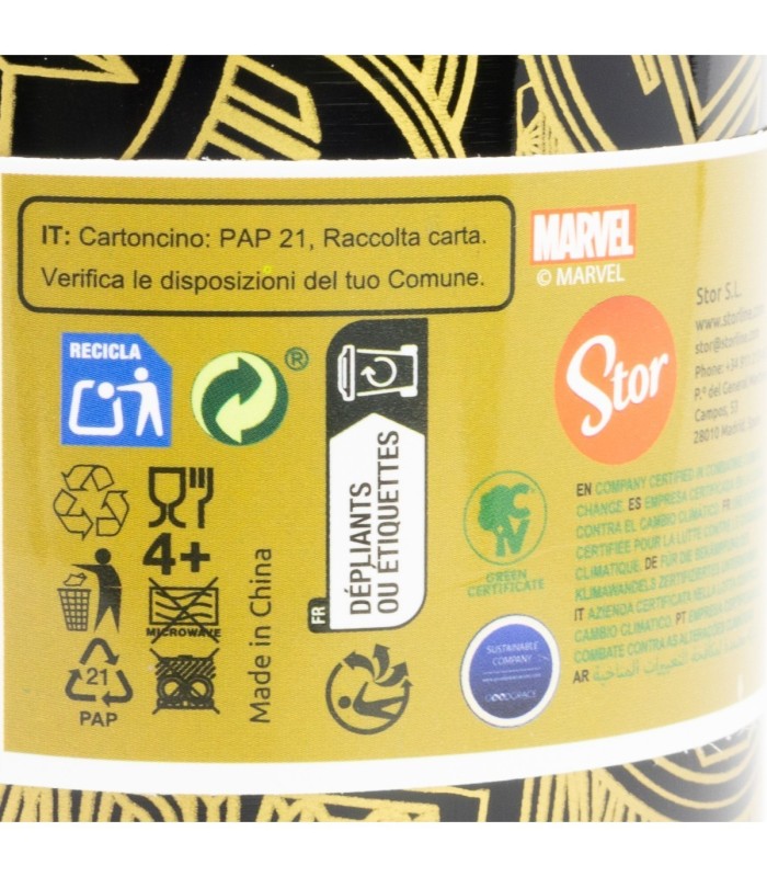 Garrafa Térmica Inox 515 ml Marvel Golden Treasure