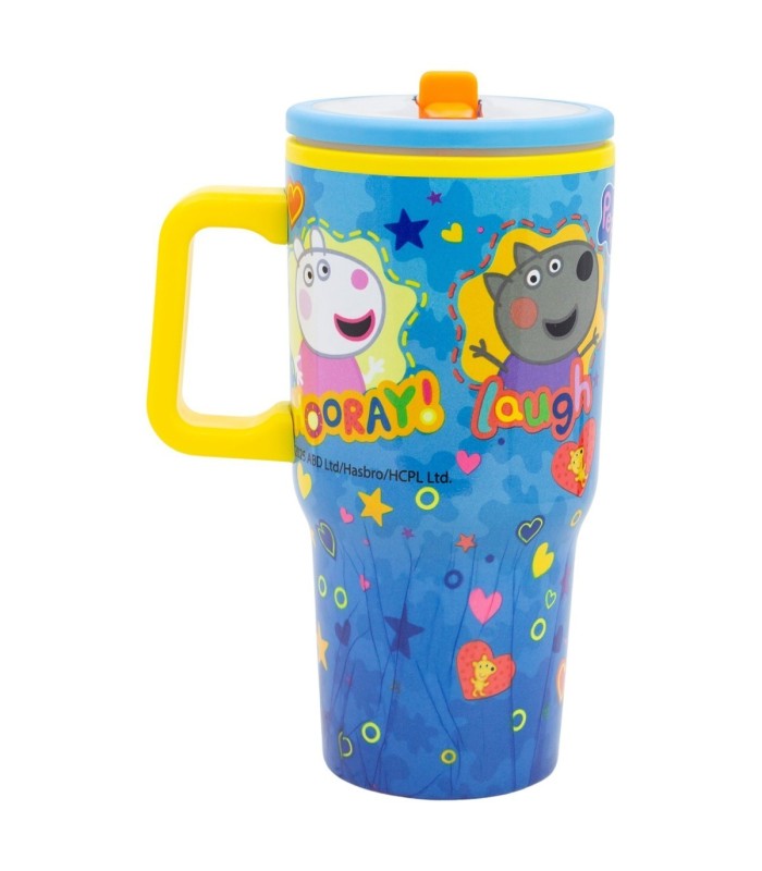 Caneca Cool Easy de Dupla Parede com Bico 640 ml Peppa Pig