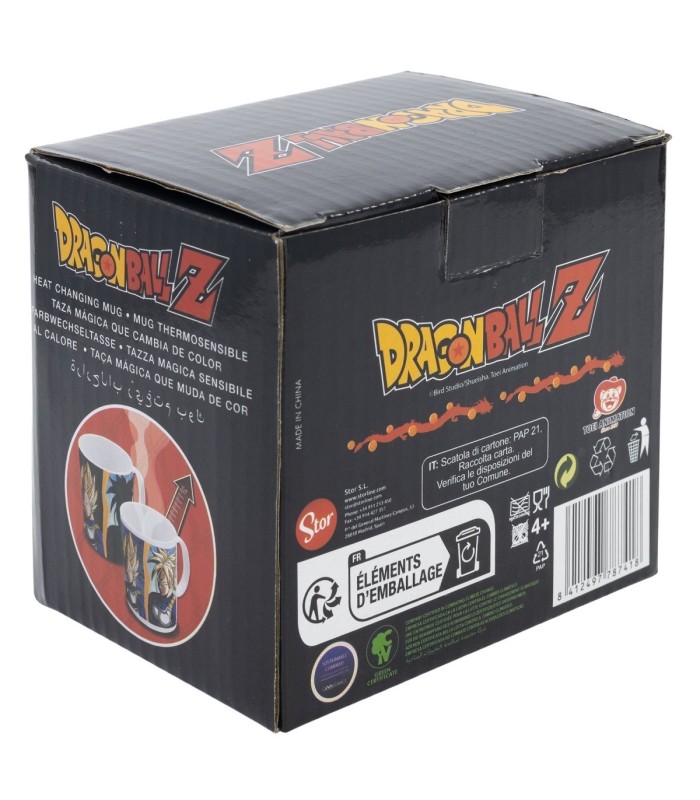 Caneca Cerâmica 325 ml Mudança de Cor Dragon Ball Z