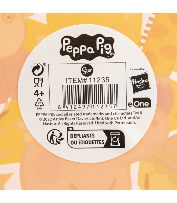 Conjunto 4 PCS Pratos PP Peppa Pig
