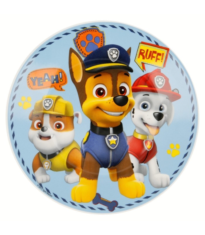 Conjunto de Cerâmica Paw Patrol (Prato, Tigela, Caneca) em Caixa