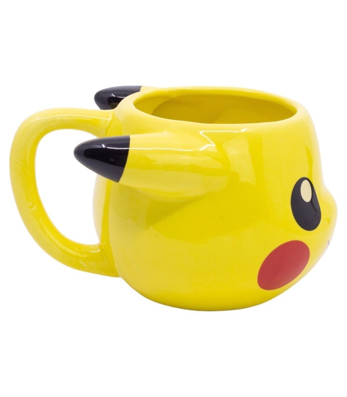 Caneca Cerâmica 3D 500 ML Pokémon Pikachu em Caixa de Presente