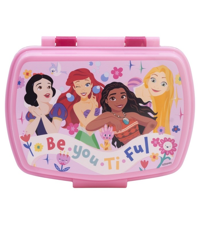 Fiambrera Retangular Princesas Disney BeYou Tiful