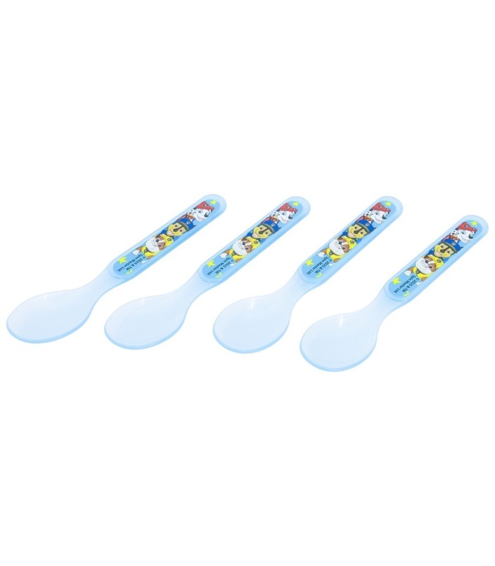 Conjunto 4 PCS Colheres PP Patrulha Canina Rapaz