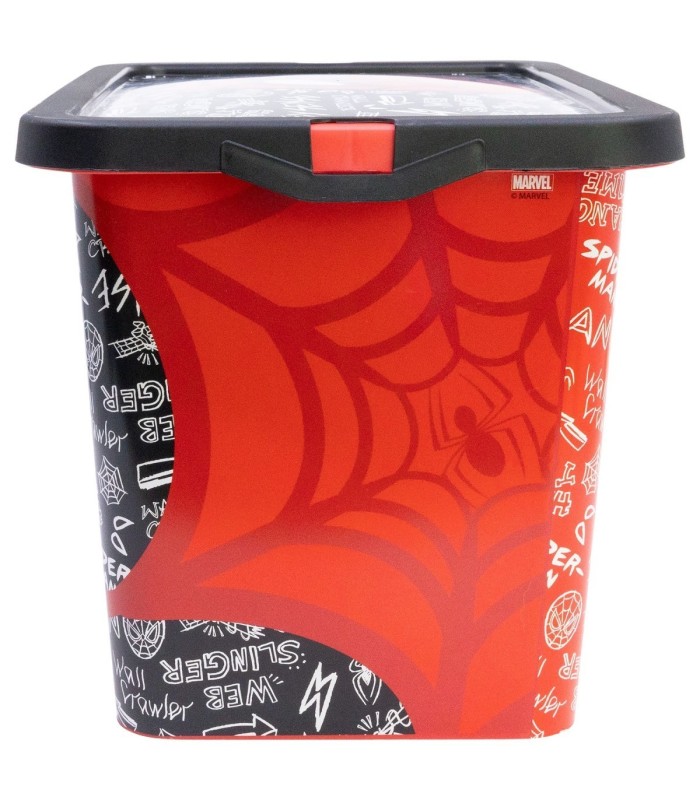 CAIXA CLICK 7 L SPIDERMAN URBAN WEB