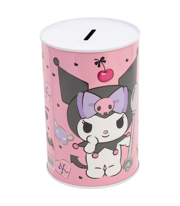 Poupança Metálica Kuromi para Crianças