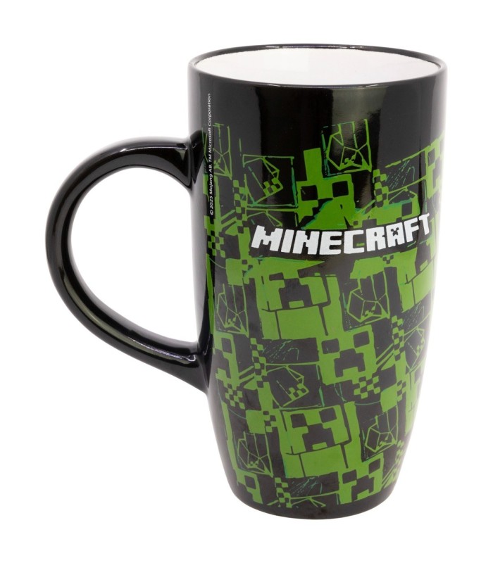 Caneca Cerâmica Latte 695 ml Minecraft com Caixa de Presente