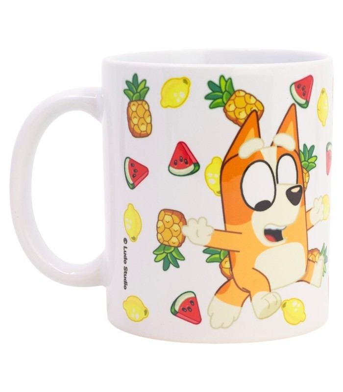 Caneca Cerâmica Bluey Tutti Frutti 325 ml