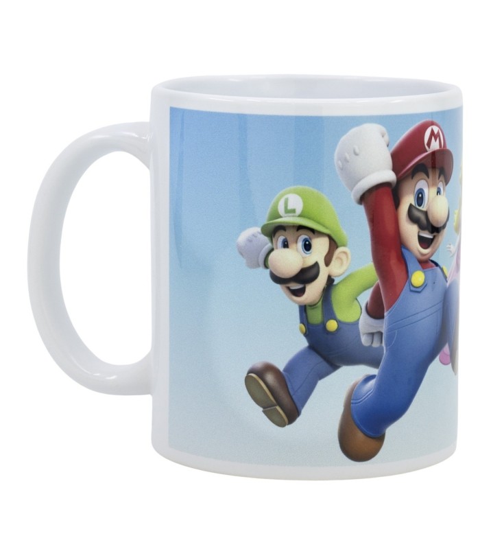 Caneca Cerâmica Super Mario 325 ml em Caixa