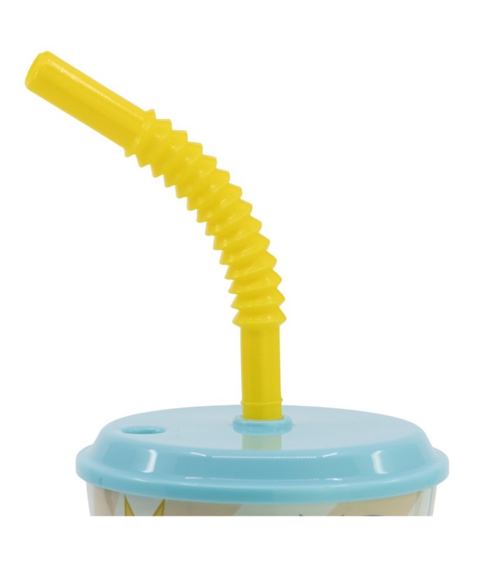 Copo Peppa Pig Kindness Counts 430 ml com Tapa e Canudo