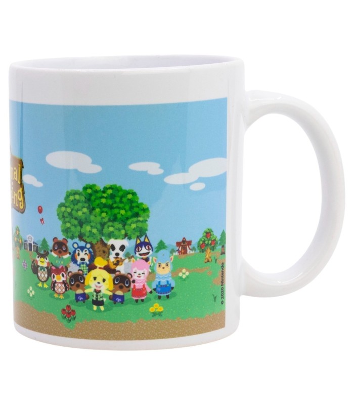 Caneca Cerâmica Animal Crossing 325 ml em Caixa