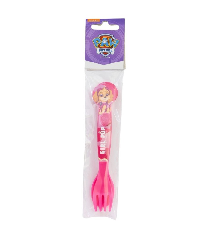 SET DE 2 TALHERES PP (COLHER E GARFO) PATrULHA CANINA SUPERPODERES