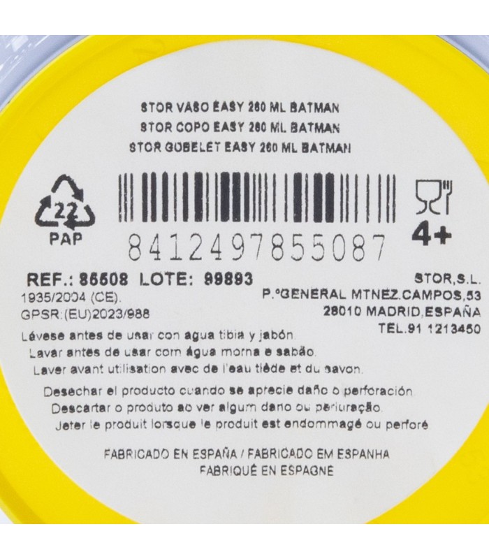 Copo Pequeno 260 ml Batman