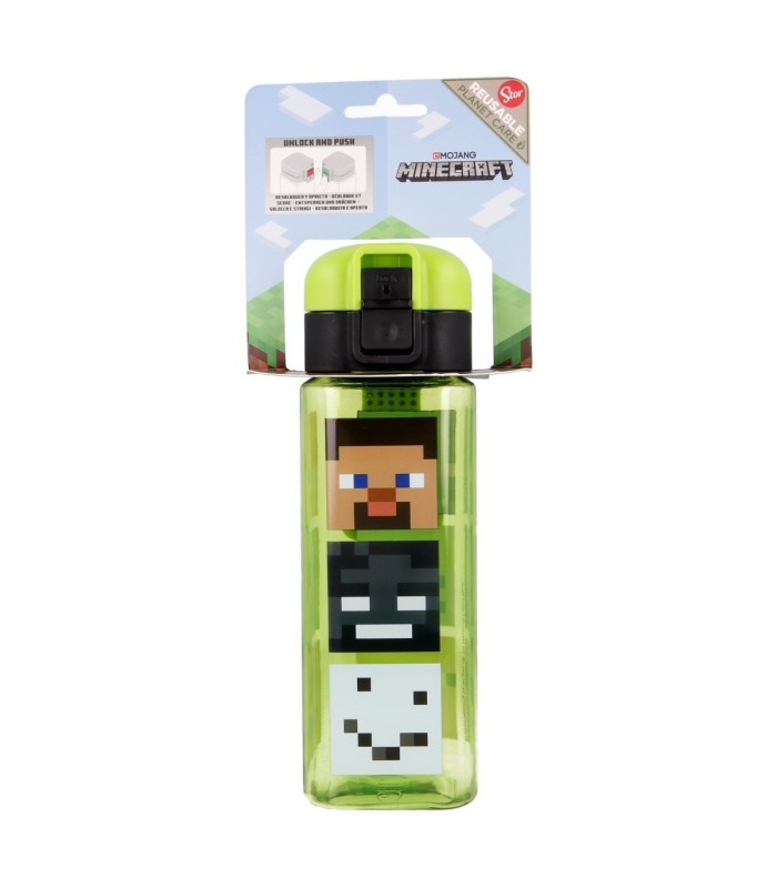 Garrafa Robot com Fecho 550 ML Minecraft