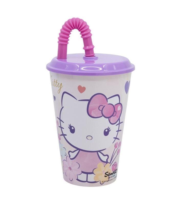COPO CAÑA EASY 430 ML HELLO KITTY