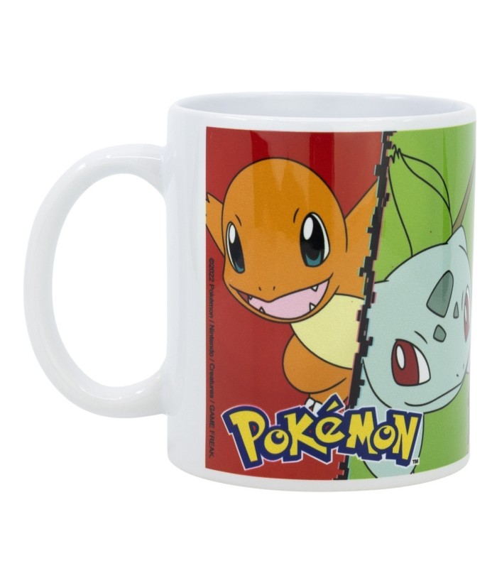 Caneca Cerâmica Pokémon 325 ml com Vários Personagens