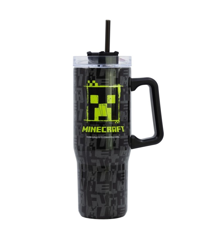 Caneca Térmica XL Aço Inoxidável 920 ml Minecraft