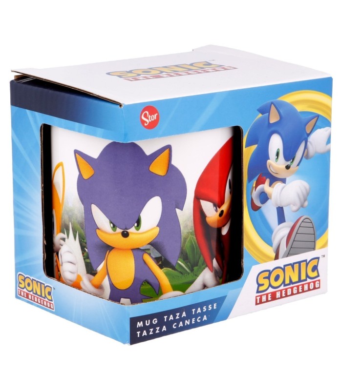 Caneca Cerâmica 325 ml Sonic em Caixa de Presente