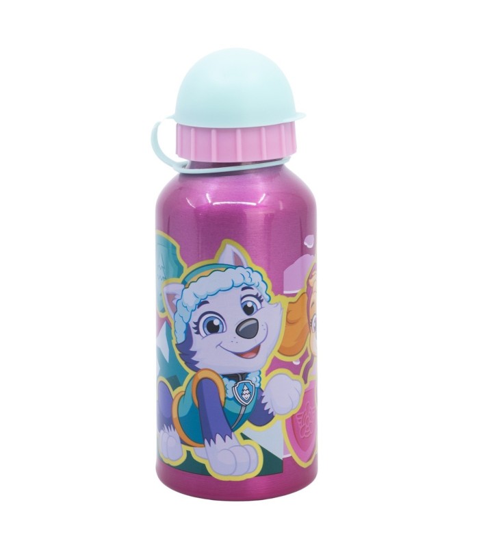 GARRAFA ALUMÍNIO PEQUENA 400 ML PAW PATROL GIRL SUPERPODERES