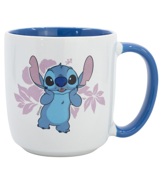 Caneca Cerâmica Elite 380 ml Stitch em Caixa de Presente