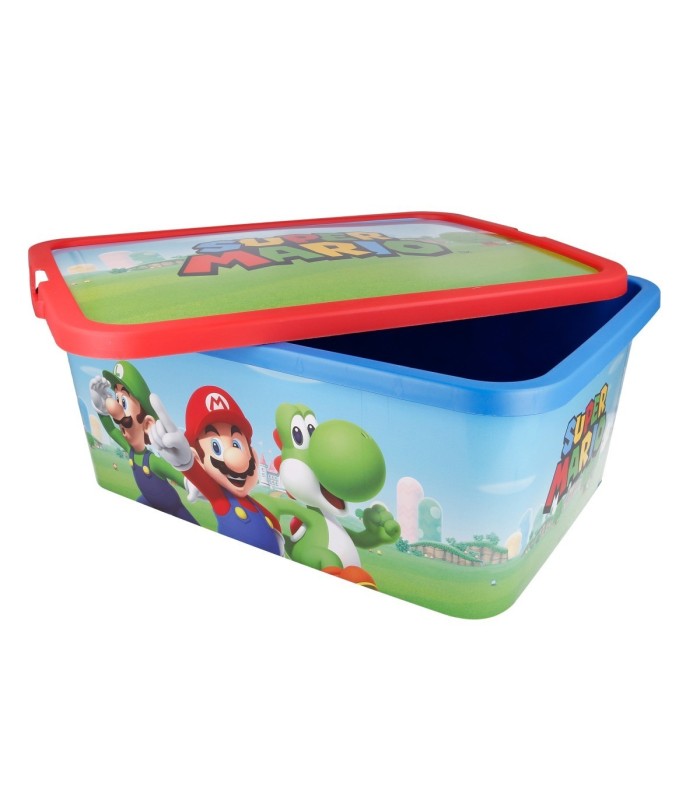 Caixa Click 13L Super Mario – Armazenamento Divertido