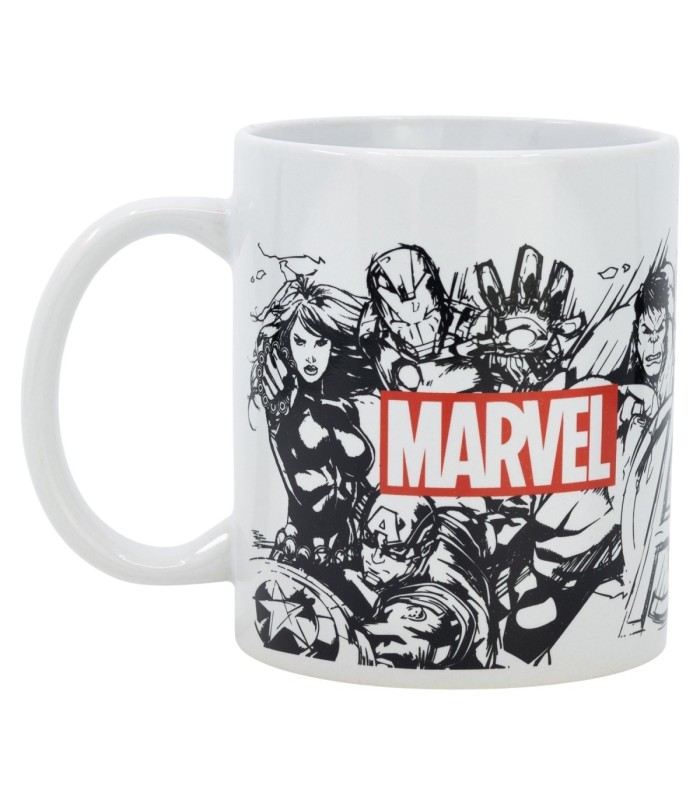 Caneca Cerâmica 325 ml Marvel Avengers em Caixa de Presente