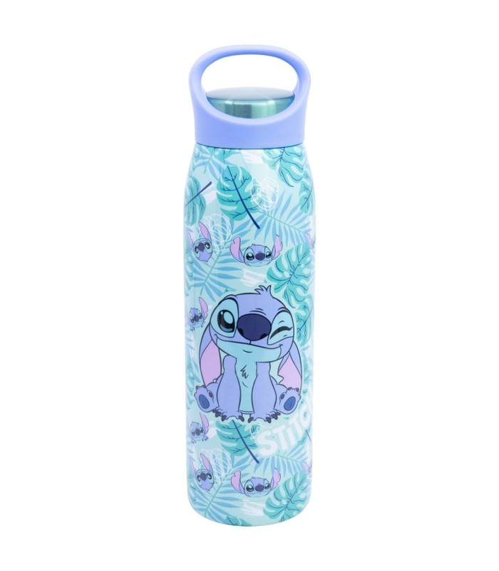 Botelha Glam Termo Aço Inoxidável 665 ml Stitch Aloha