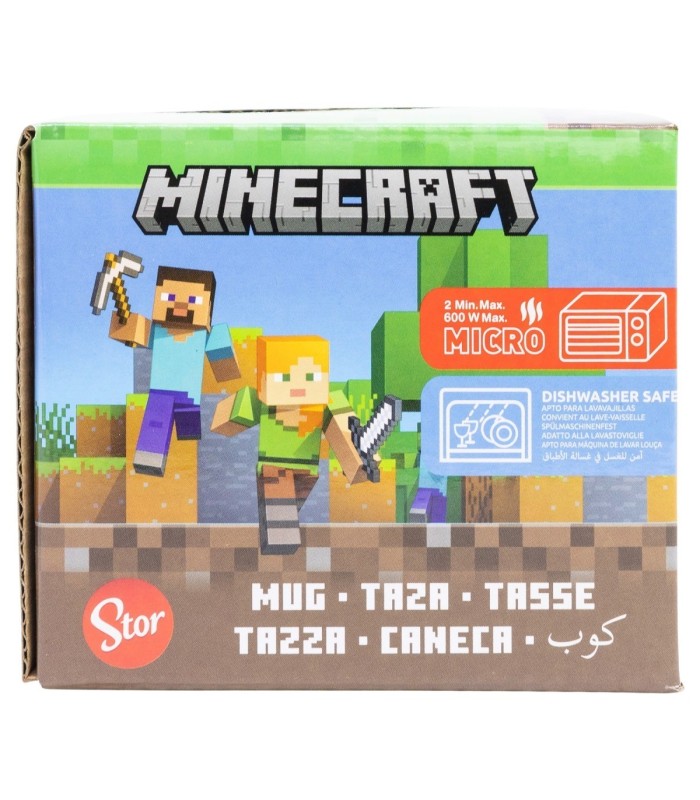 Caneca Cerâmica de Pequeno-Almoço 400 ml Minecraft