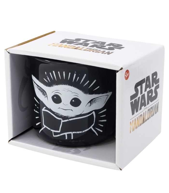 Caneca Cerâmica 400 ml The Mandalorian em Caixa de Presente